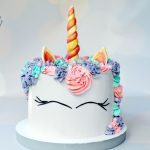 Rainbow cake - tęczowy tort jednorożec